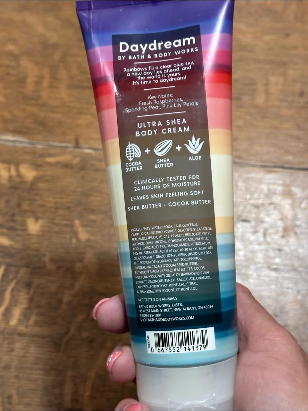 Bath & Body Works Daydream Body Cream‎ - Blue, Pink, Purple, Red, Yellow